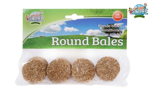 Kids Globe Round Bales 4 Pezzi 1:32